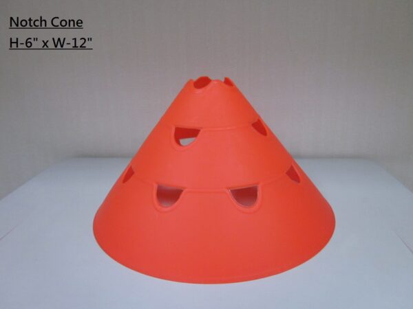 6 INCH CONE WITH NOTCHES