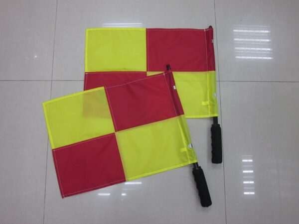 Referee Flag (SQUARE DESIGN)-RED+YELLOW